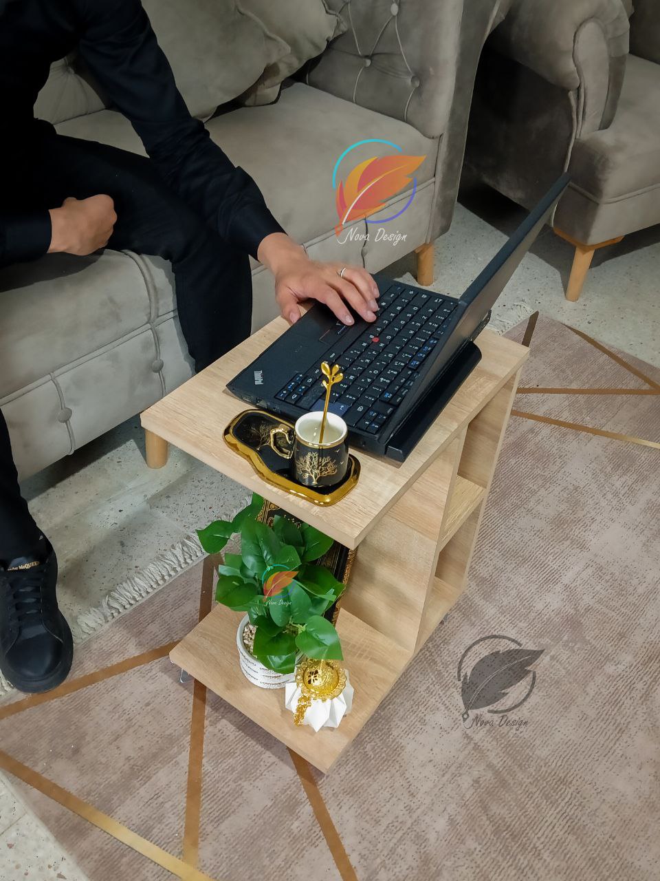 ✨ طاولة الراحة الذكية – خفيفة، عملية، وتخدمك وين ما تحتاج - الصورة 4