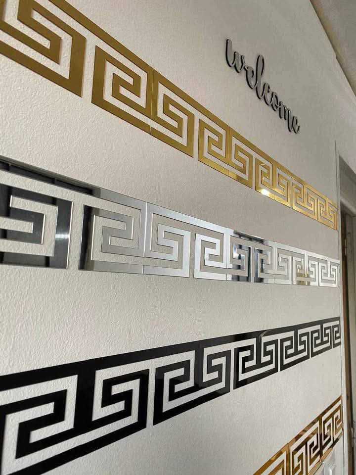 ✨ شريط الديكور الفخم – زخرفة فرزاتشي لامعة تُحوّل جدارك لتحفة ✨