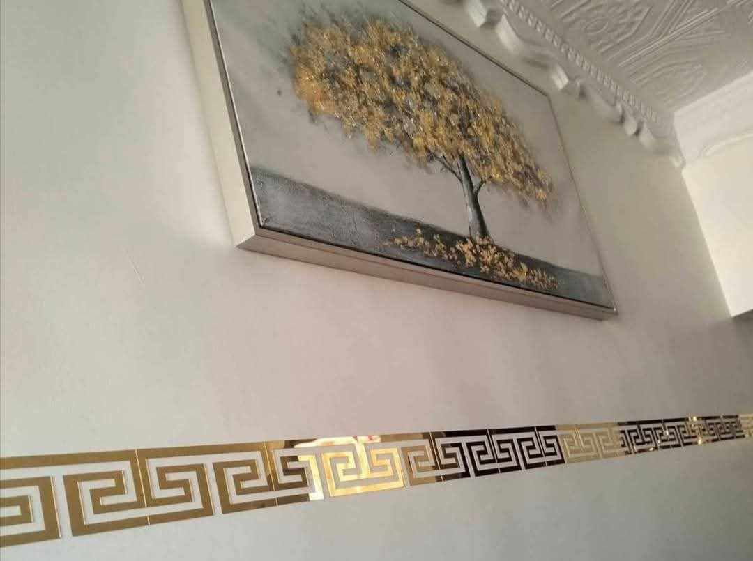 ✨ شريط الديكور الفخم – زخرفة فرزاتشي لامعة تُحوّل جدارك لتحفة ✨ - الصورة 3